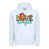 White love beagles Premium Hoodie - Artiststas