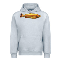 Heather Grey golden trout west virginia Urban Hoodie - LillyAllenDesigns