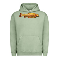 Pigment Oil Green golden trout west virginia Urban Hoodie - LillyAllenDesigns