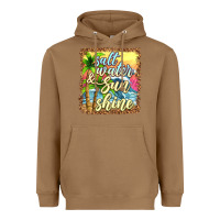 Toasted Coconut salt water and sunshine Heavyweight Hoodie - texasbilliewilder