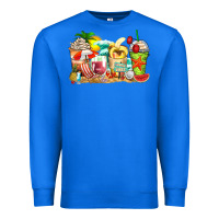 True Royal summer vibes coffee cups Premium Sweatshirt - Zillion Design Studio