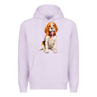 Lilac beagle Premium Hoodie - Artiststas
