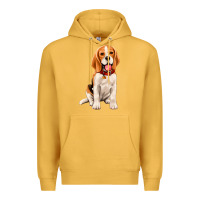 Mustard beagle Premium Hoodie - Artiststas