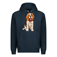 Navy beagle Premium Hoodie - Artiststas