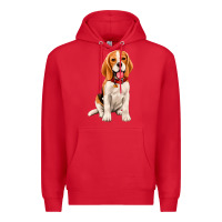 Red beagle Premium Hoodie - Artiststas