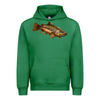 Emerald brown trout Urban Hoodie - LillyAllenDesigns