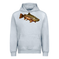 Heather Grey brown trout Urban Hoodie - LillyAllenDesigns