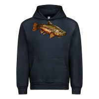 Navy brown trout Urban Hoodie - LillyAllenDesigns