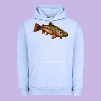 Brown Trout Urban Hoodie Designed By Lillyallendesigns