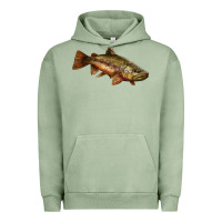 Pigment Oil Green brown trout Urban Hoodie - LillyAllenDesigns