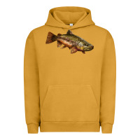 Pigment Peanut Butter brown trout Urban Hoodie - LillyAllenDesigns