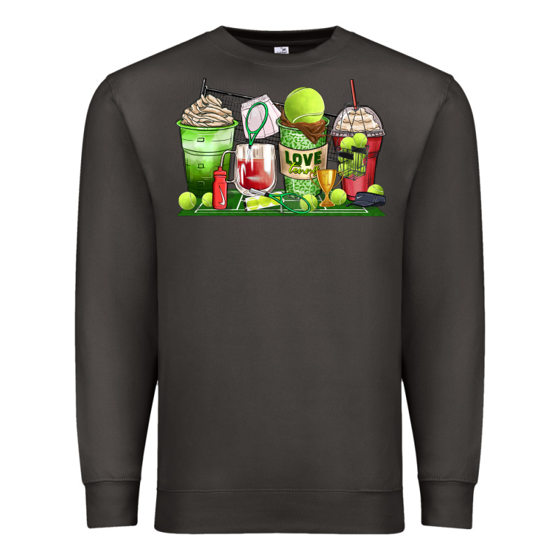 Tennis Coffee Cups Premium Sweatshirt by Zillion Design Studio | Teevron