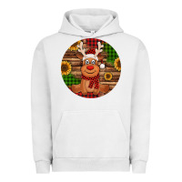 Pigment Lunar Rock Cute reindeer Christmas Urban Hoodie - Jasminsmagicworld