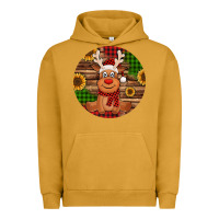 Pigment Peanut Butter Cute reindeer Christmas Urban Hoodie - Jasminsmagicworld