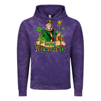 Cloud Purple happy st patricks day with st patricks Vintage Hoodie - AdoDesignShop