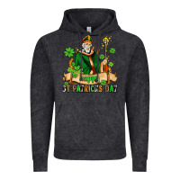Vintage Black happy st patricks day with st patricks Vintage Hoodie - AdoDesignShop