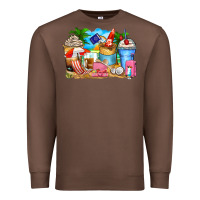 Chestnut travel coffee cups Premium Sweatshirt - Zillion Design Studio