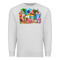 Dove Grey travel coffee cups Premium Sweatshirt - Zillion Design Studio