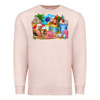Pale Pink travel coffee cups Premium Sweatshirt - Zillion Design Studio