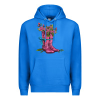 True Royal valentines day western boots and roses Premium Hoodie - AdoDesignShop