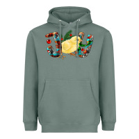 Sage christmas joy chick Heavyweight Hoodie - RanaPortraitStore