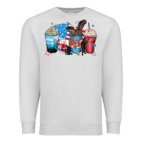 Dove Grey usa coffee cups Premium Sweatshirt - Zillion Design Studio