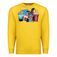 Lemon usa coffee cups Premium Sweatshirt - Zillion Design Studio