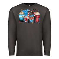 Smoke usa coffee cups Premium Sweatshirt - Zillion Design Studio