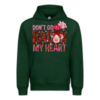 Forest Green dont go bacon my heart Urban Hoodie - NancyCooperArtShop