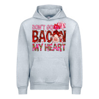 Heather Grey dont go bacon my heart Urban Hoodie - NancyCooperArtShop