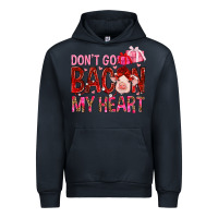 Navy dont go bacon my heart Urban Hoodie - NancyCooperArtShop