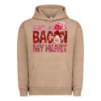 Pigment Burro dont go bacon my heart Urban Hoodie - NancyCooperArtShop