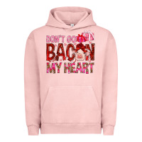 Pigment Salmon dont go bacon my heart Urban Hoodie - NancyCooperArtShop