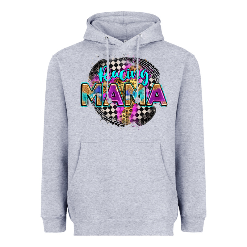 Racing Mama Heavyweight Hoodie by Zillion Design Studio | Teevron
