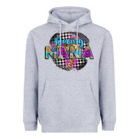 Heather Grey racing mama Heavyweight Hoodie - Zillion Design Studio