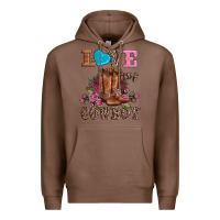 Chestnut valentines day love my cowboy Premium Hoodie - AdoDesignShop