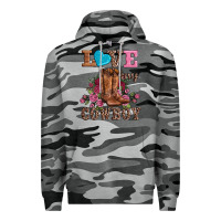 Slate Camo valentines day love my cowboy Premium Hoodie - AdoDesignShop