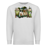 Dove Grey veteran coffee cups Premium Sweatshirt - Zillion Design Studio