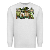 Oatmeal Heather veteran coffee cups Premium Sweatshirt - Zillion Design Studio