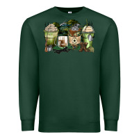 Sports Green veteran coffee cups Premium Sweatshirt - Zillion Design Studio