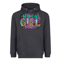 Smoke racing girl Heavyweight Hoodie - Zillion Design Studio