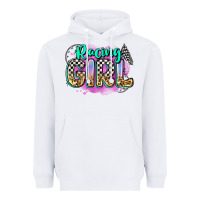 White racing girl Heavyweight Hoodie - Zillion Design Studio