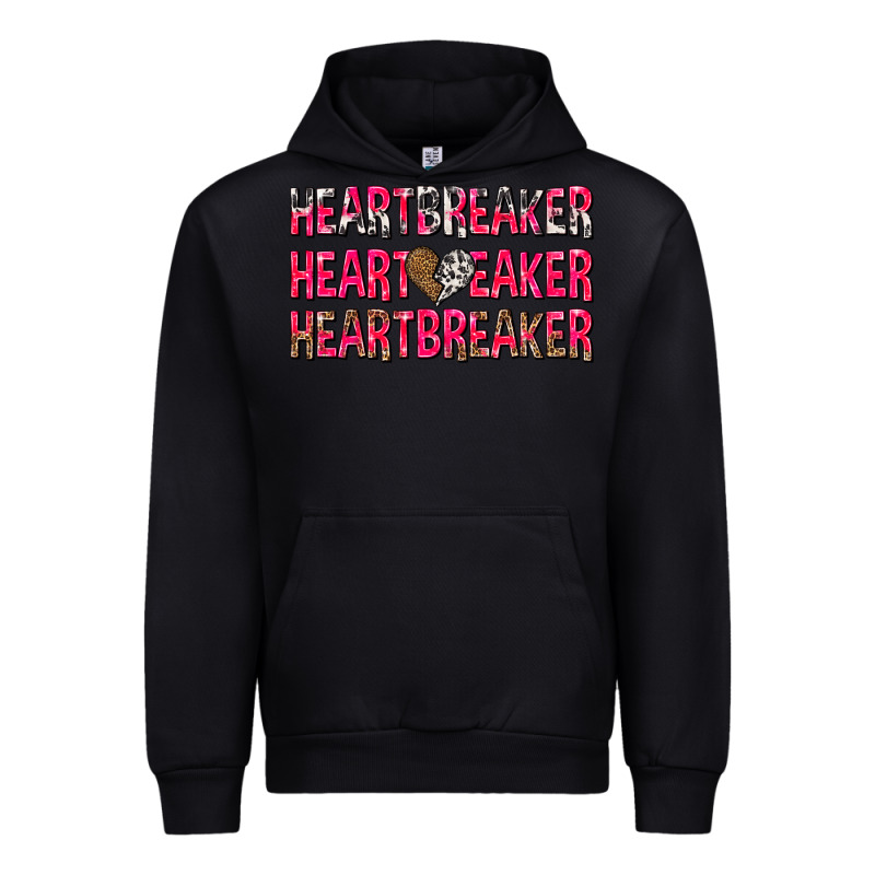 Heartbreaker With Leopard And Cowhide Urban Hoodie by NancyCooperArtShop | Teevron