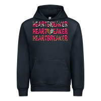 Navy heartbreaker with leopard and cowhide Urban Hoodie - NancyCooperArtShop