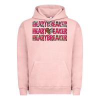 Pigment Salmon heartbreaker with leopard and cowhide Urban Hoodie - NancyCooperArtShop