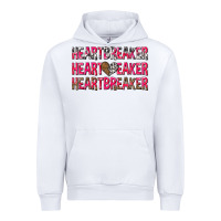 White heartbreaker with leopard and cowhide Urban Hoodie - NancyCooperArtShop