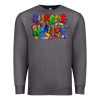 Charcoal Heather ausome autism nurse Premium Sweatshirt - Zillion Design Studio