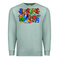 Seafoam ausome autism nurse Premium Sweatshirt - Zillion Design Studio