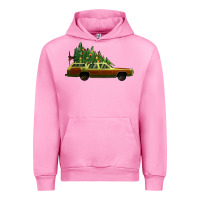 Fuchsia Pink christmas vacation car Urban Hoodie - Jasminsmagicworld