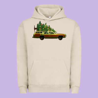 Christmas Vacation Car Urban Hoodie Designed By Jasminsmagicworld